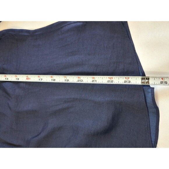 Naked Zebra Long Flowing Sleeves Bell Shaped Torso, Size Small Dark Blue Women - Picture 12 of 12